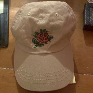 Unisex Rose Imprinted Hat